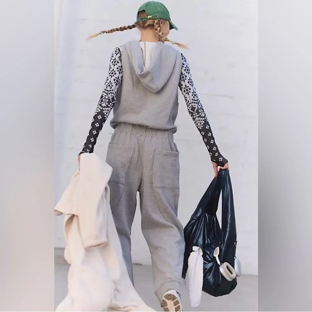 FREE PEOPLE MOVEMENT Set Go Onesie (grey)